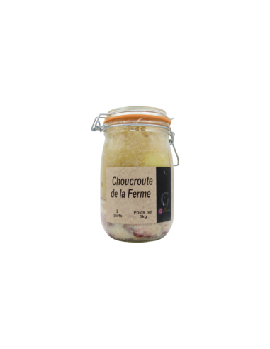 Choucroute crue de la Ferme à base de produits fermiers