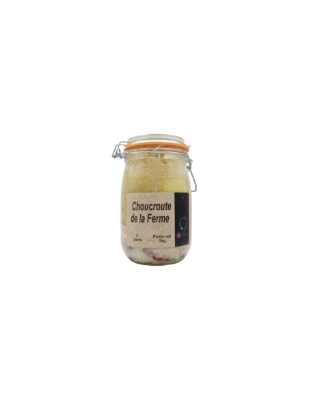 Choucroute crue de la Ferme à base de produits fermiers