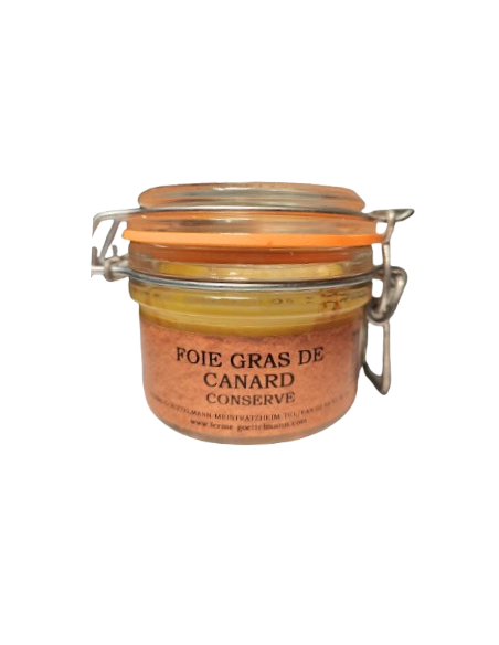 Bloc de foie gras de canard en conserve | La ferme Goettelmann