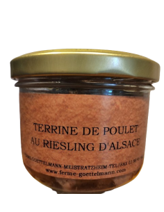 Terrine de poulet au riesling d'Alsace| Ferme Restaurant Meistratzheim